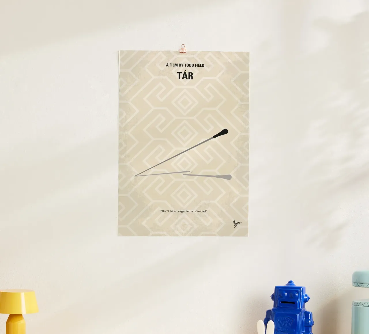 No1382 My Tar minimal movie poster poster con telaio in alluminio da Chungkong