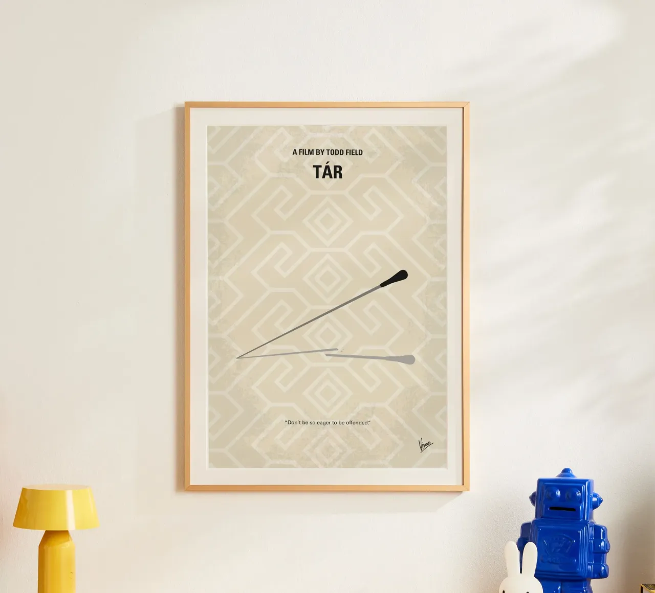 No1382 My Tar minimal movie poster poster con telaio in alluminio da Chungkong