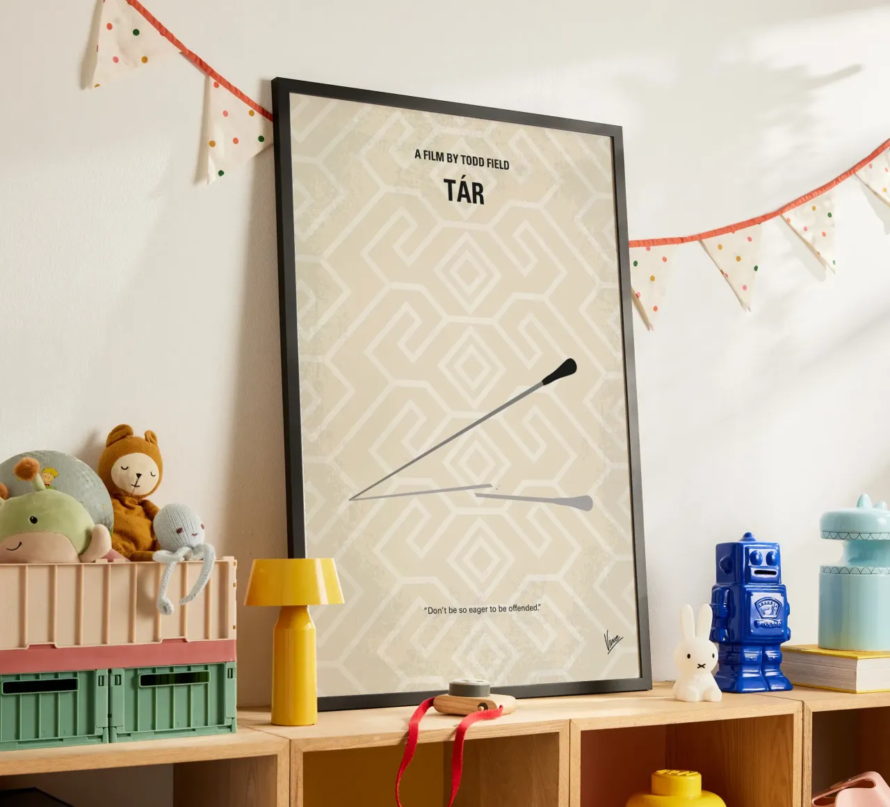 No1382 My Tar minimal movie poster poster con telaio in alluminio da Chungkong