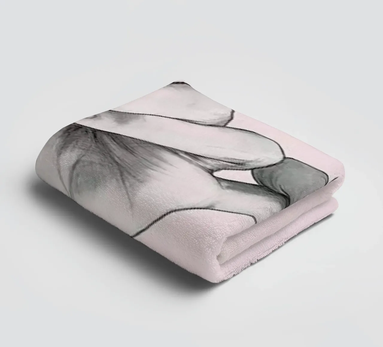 Pinky Swear towel by Laura Graves