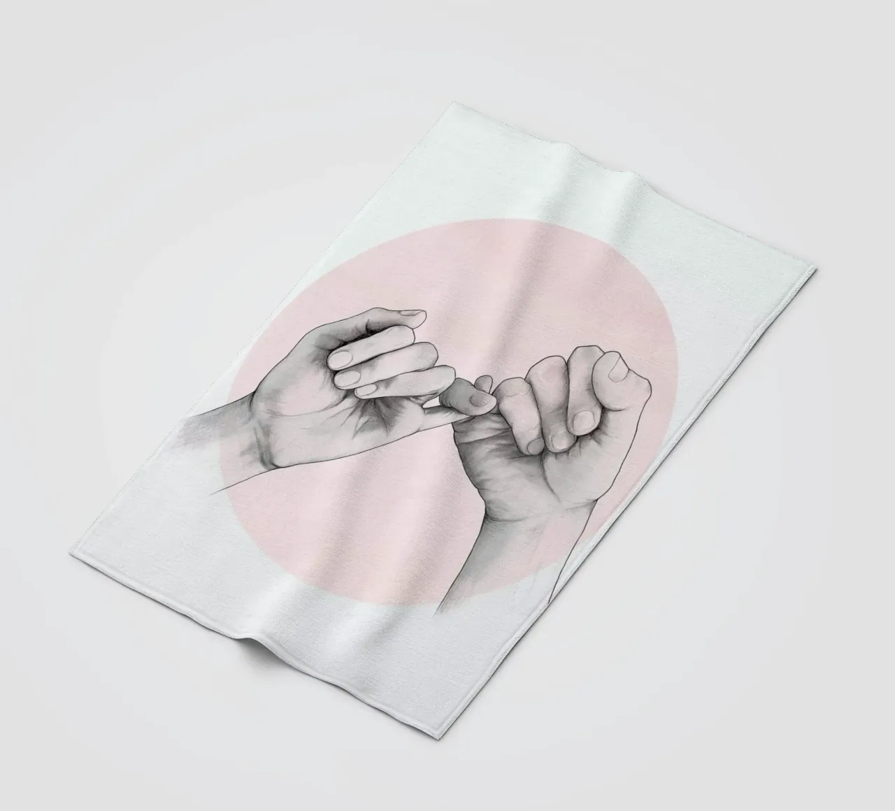 Pinky Swear Fleecedecke von Laura Graves