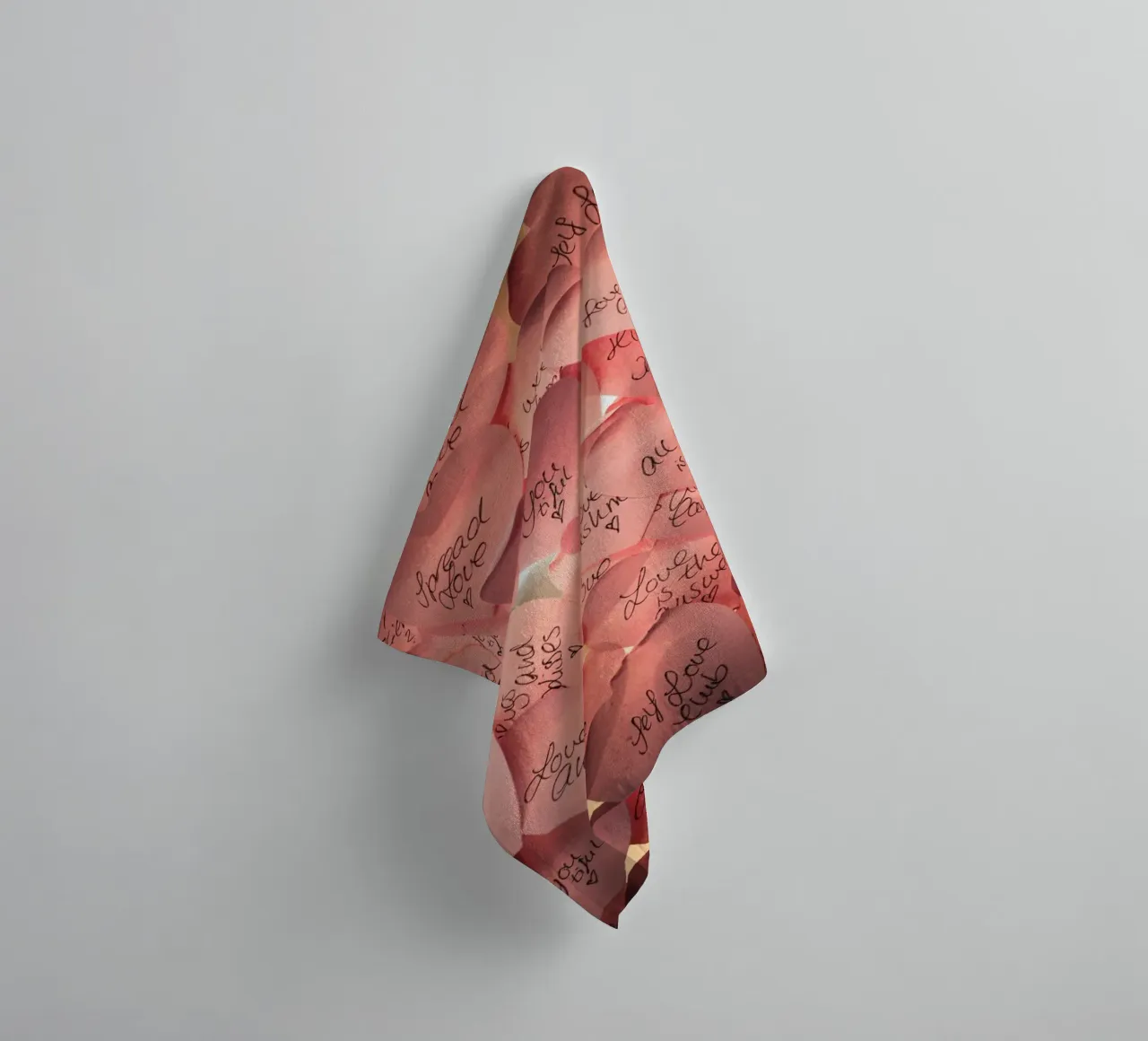 Valentinstag towel by Flo Klein
