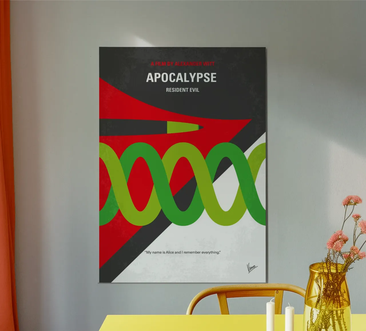 No1392-2 My Resident Evil-Apocalypse carta hahnemühle da Chungkong