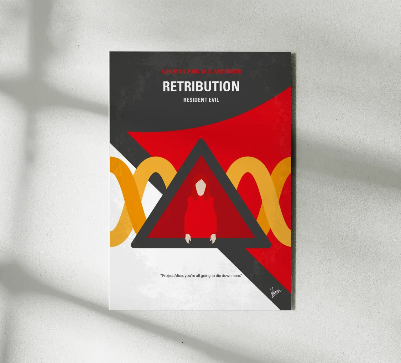 No1392-5 My Resident Evil-Retribution alluminio dibond da Chungkong
