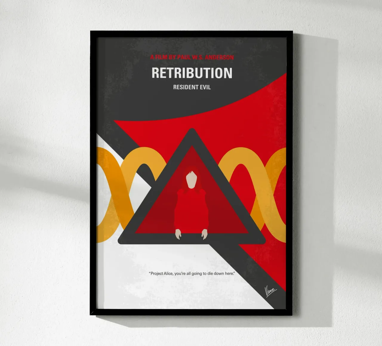 No1392-5 My Resident Evil-Retribution carta hahnemühle da Chungkong