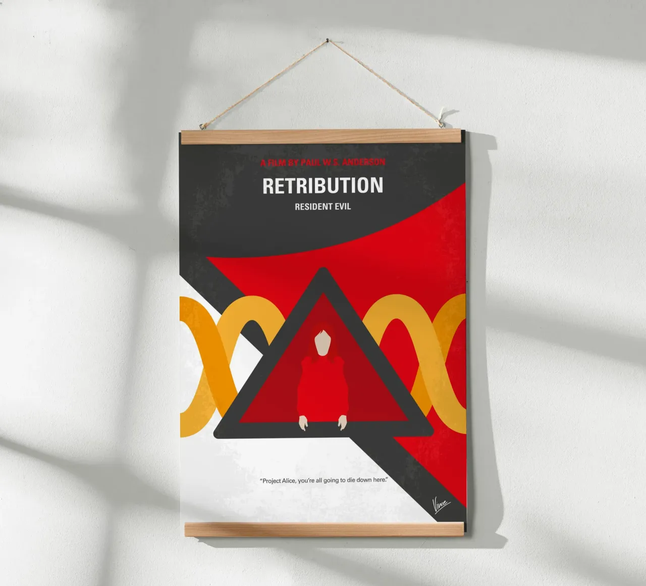 No1392-5 My Resident Evil-Retribution carta hahnemühle da Chungkong
