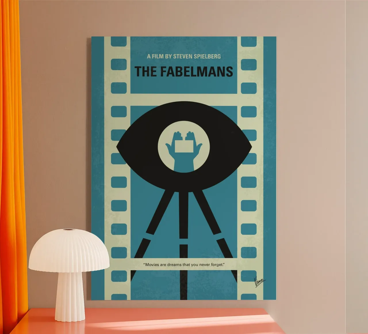 No1397 My The Fabelmans minimal movie poster plexiglass da Chungkong