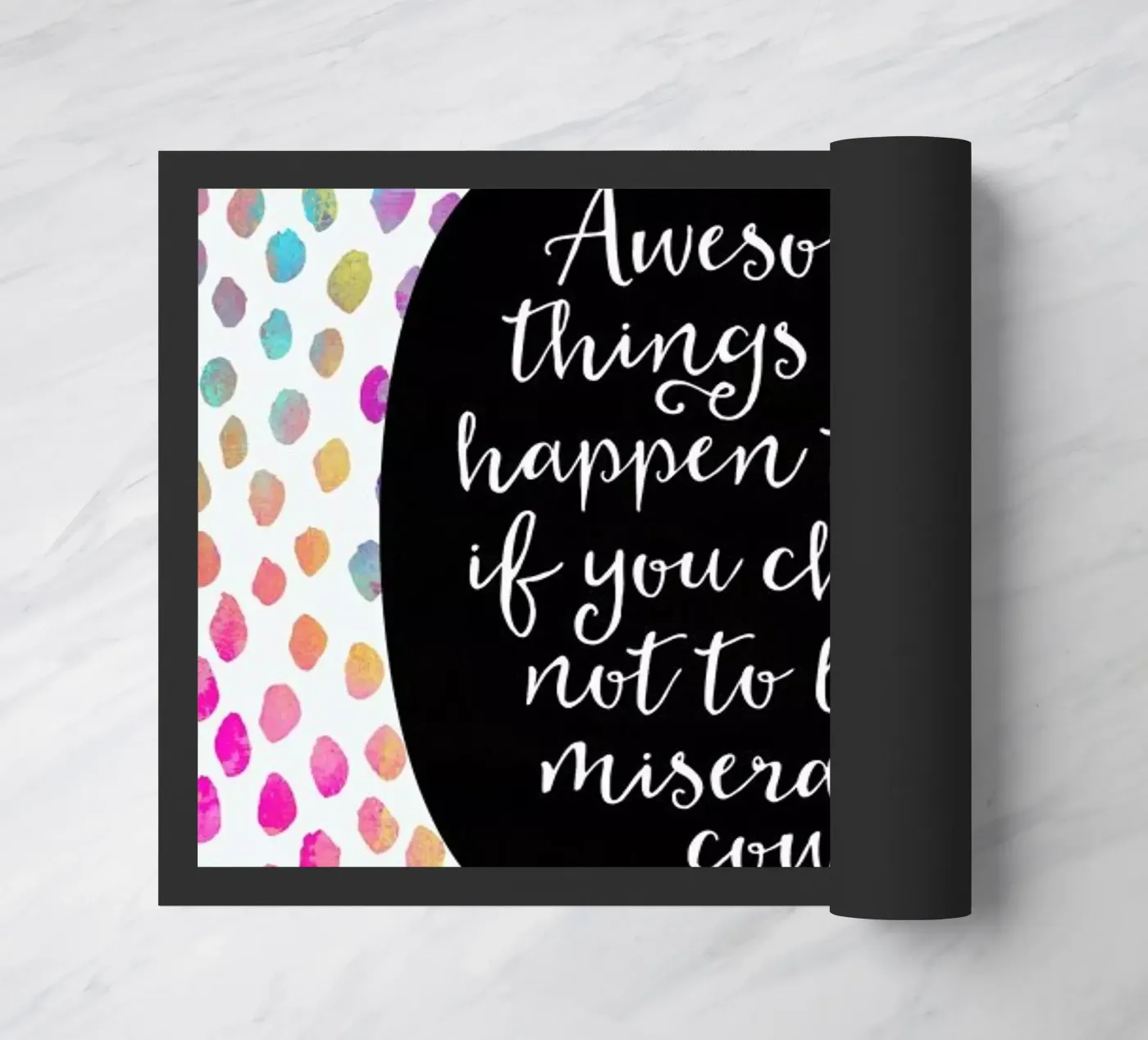 Awesome Things doormat by Elisabeth Fredriksson
