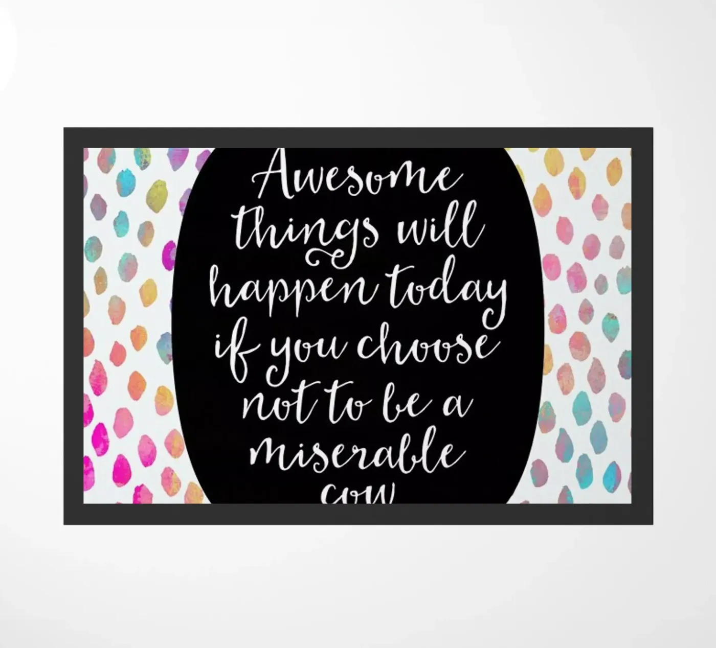 Awesome Things doormat by Elisabeth Fredriksson