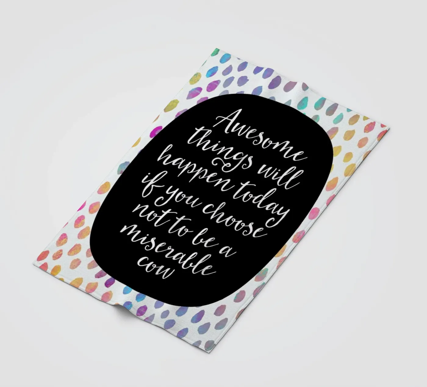 Awesome Things Fleecedecke von Elisabeth Fredriksson