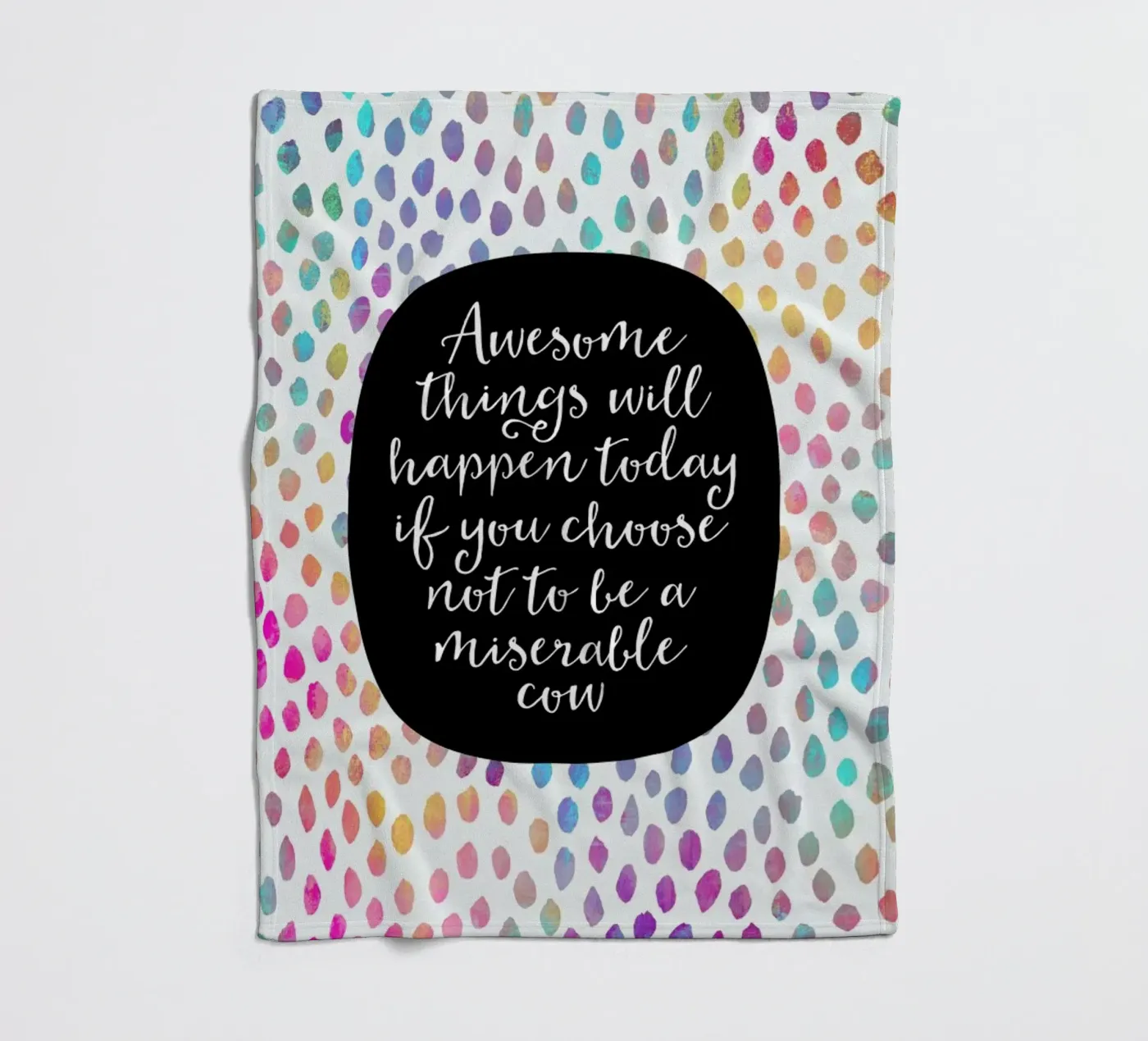 Awesome Things Fleecedecke von Elisabeth Fredriksson