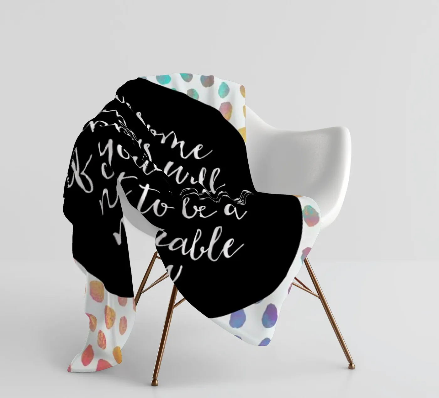 Awesome Things Fleecedecke von Elisabeth Fredriksson