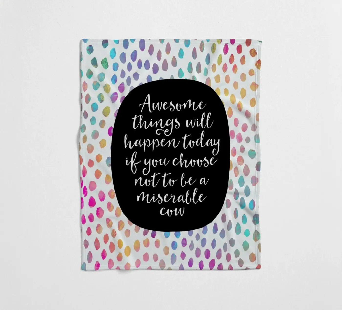 Awesome Things Fleecedecke von Elisabeth Fredriksson