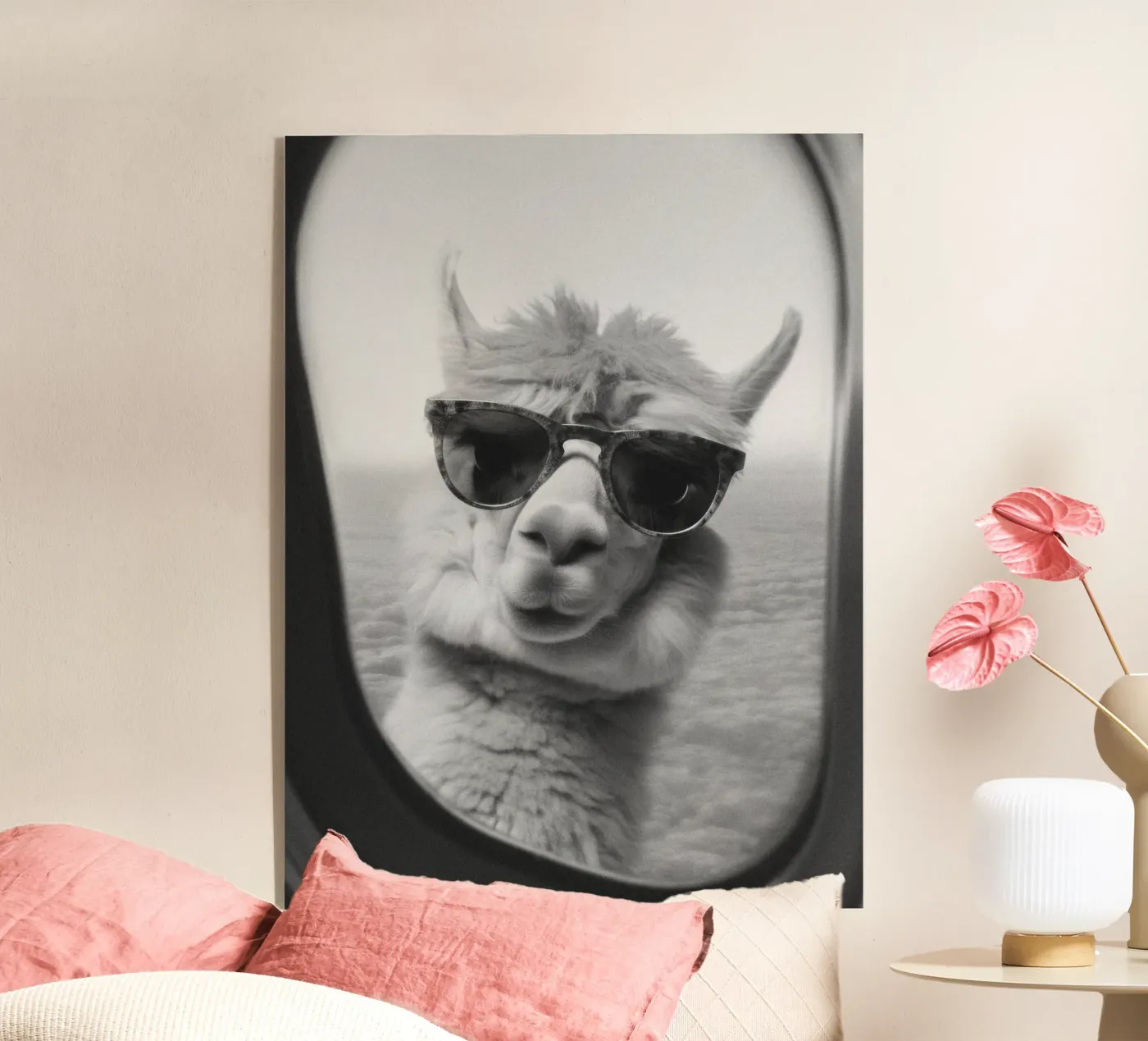 Funny Llama plexiglass da Dagmar Pels