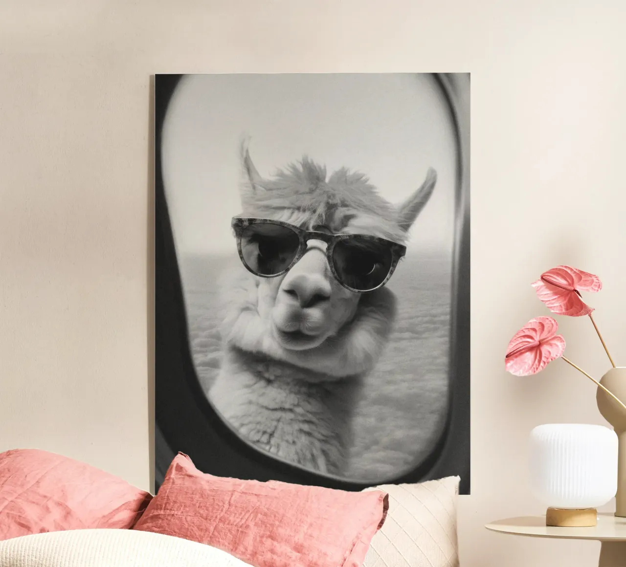 Funny Llama plexiglass da Dagmar Pels