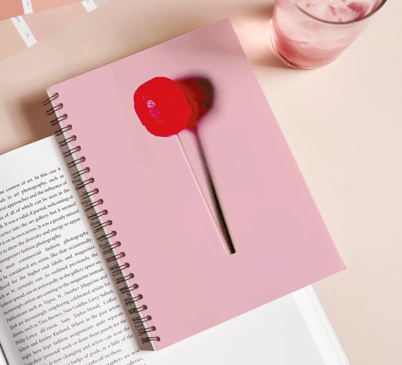 Popstick spiral notebook by Ballack Art House