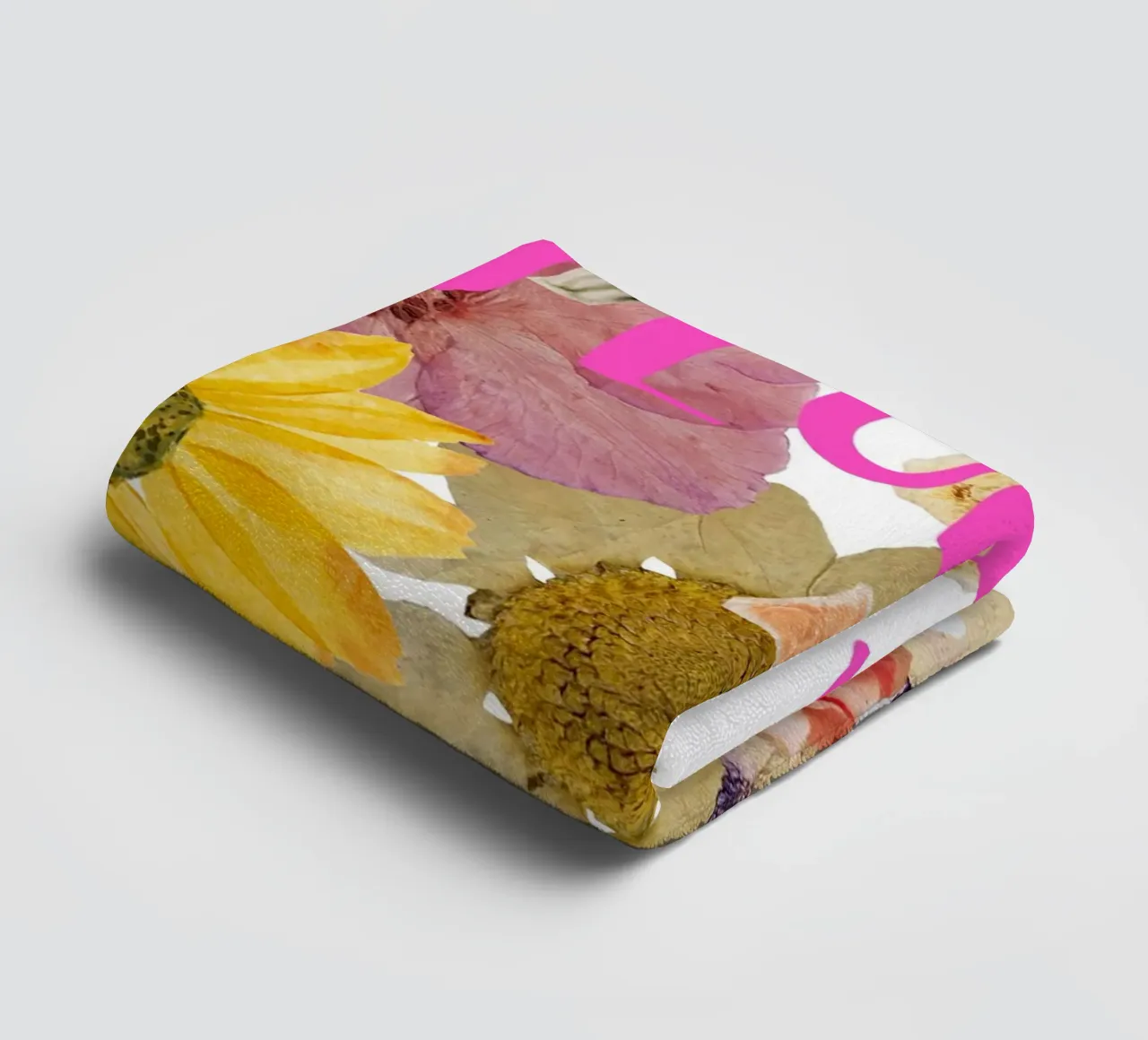 Poster in boho style - más flores asciugamano da bagno da heartswordsonpaper