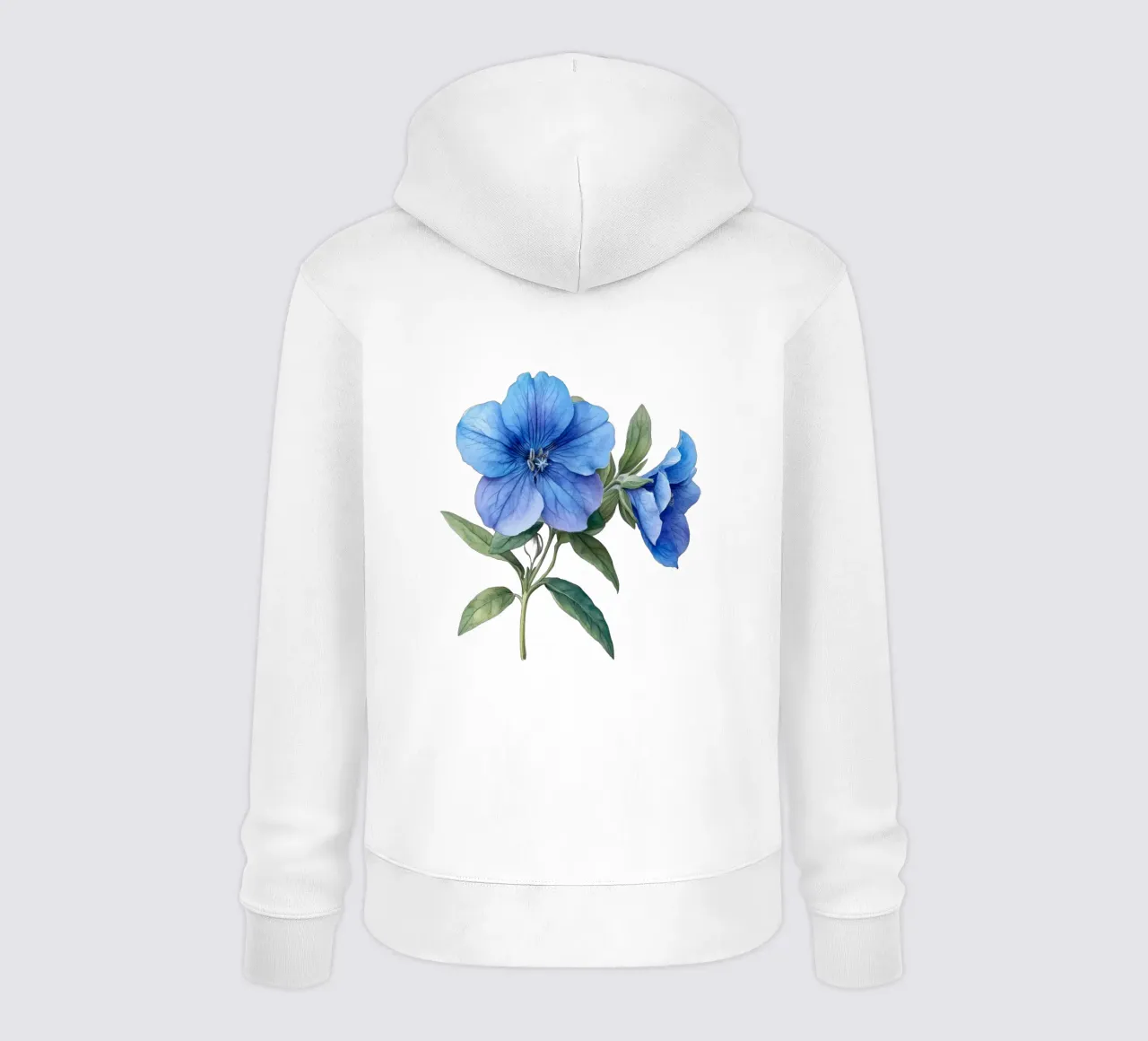 Fiore di lobelia 2 felpa con cappuccio da Bold Blooms