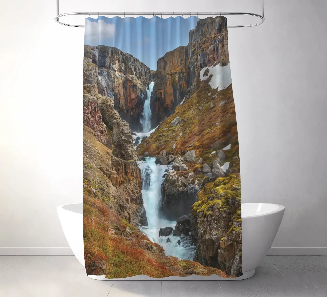 Fardagafoss tenda da doccia da Dave Hare Photography
