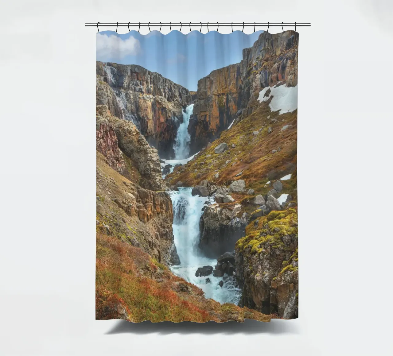 Fardagafoss tenda da doccia da Dave Hare Photography