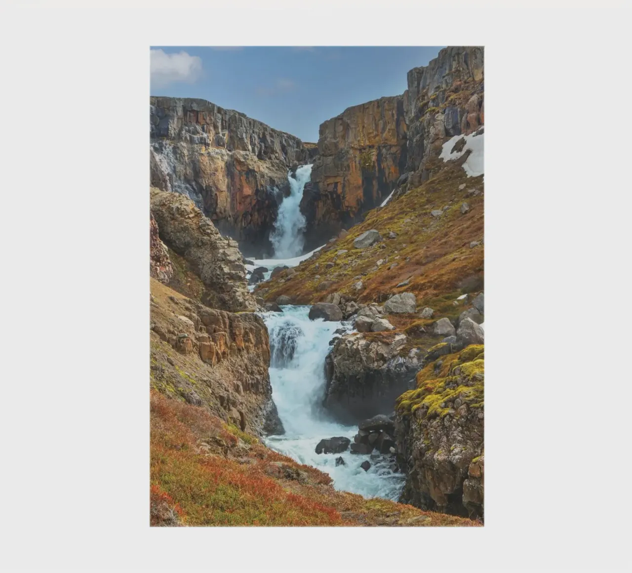 Fardagafoss notebook by Dave Hare Photography