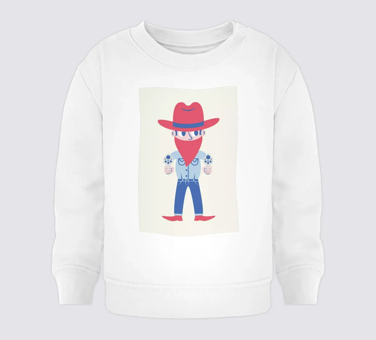 Cowboy felpa neonato da The Poster Kid