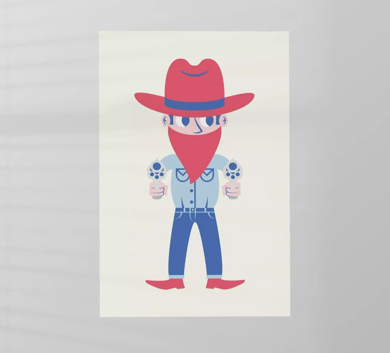 Cowboy pellicola backlit da The Poster Kid