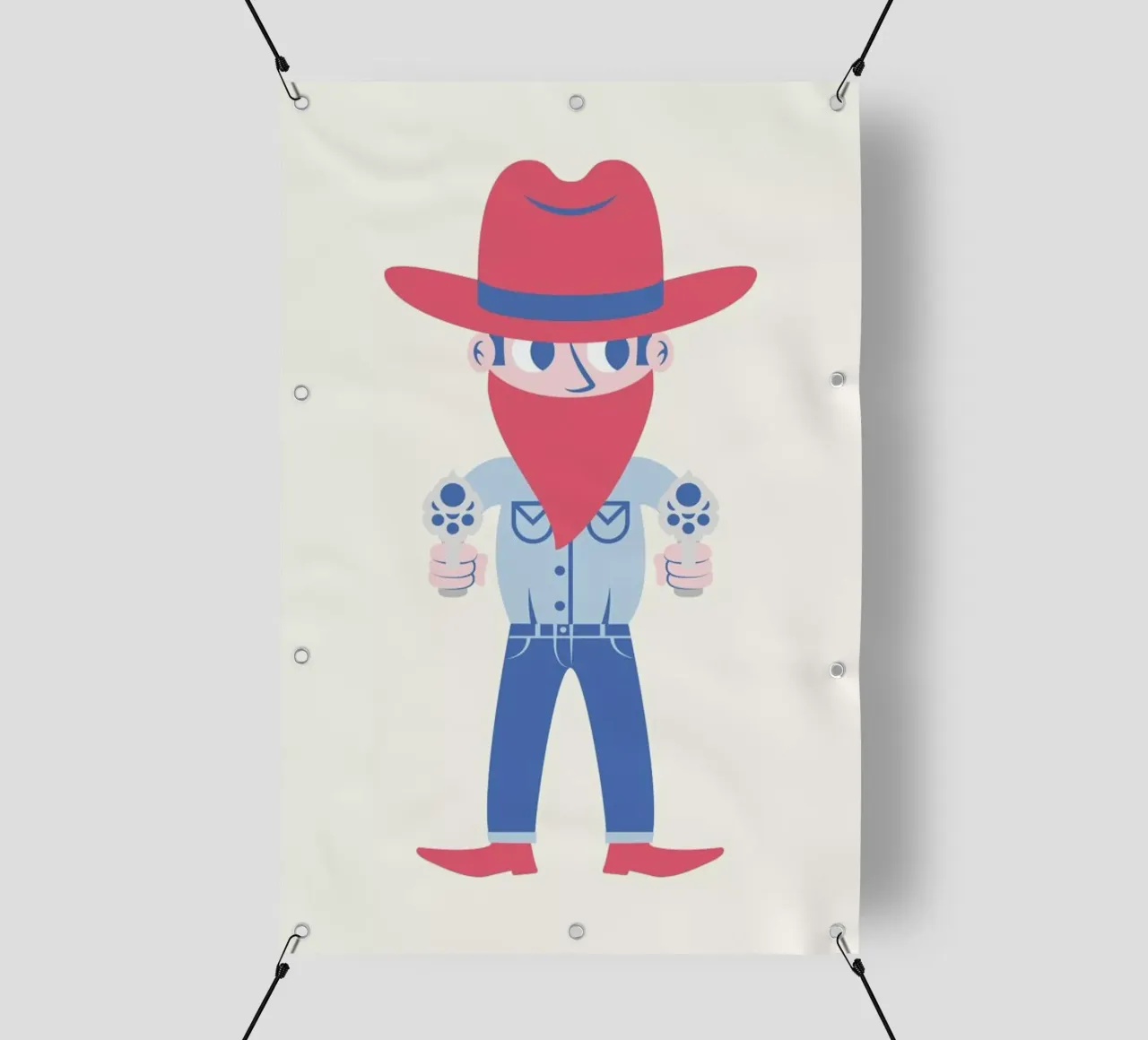 Cowboy telo in pvc da The Poster Kid