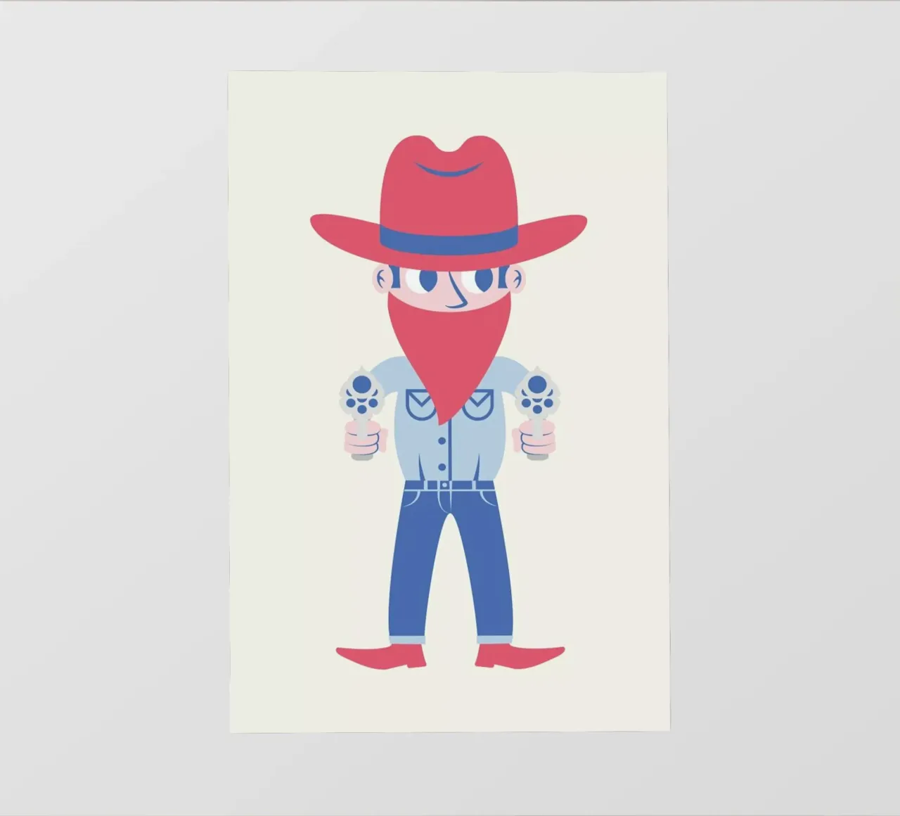 Cowboy telo in pvc da The Poster Kid