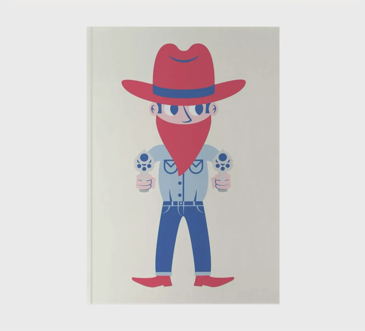 Cowboy notebook by The Poster Kid