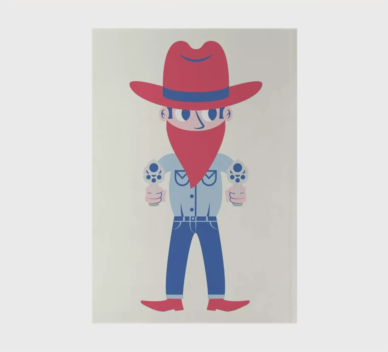 Cowboy notebook by The Poster Kid