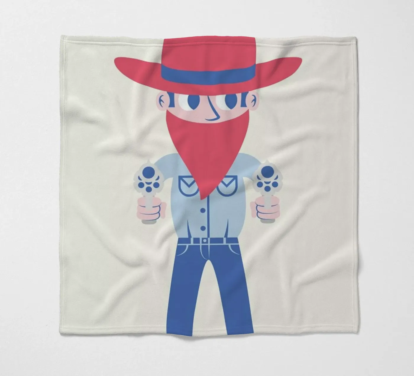 Cowboy Fleecedecke von The Poster Kid