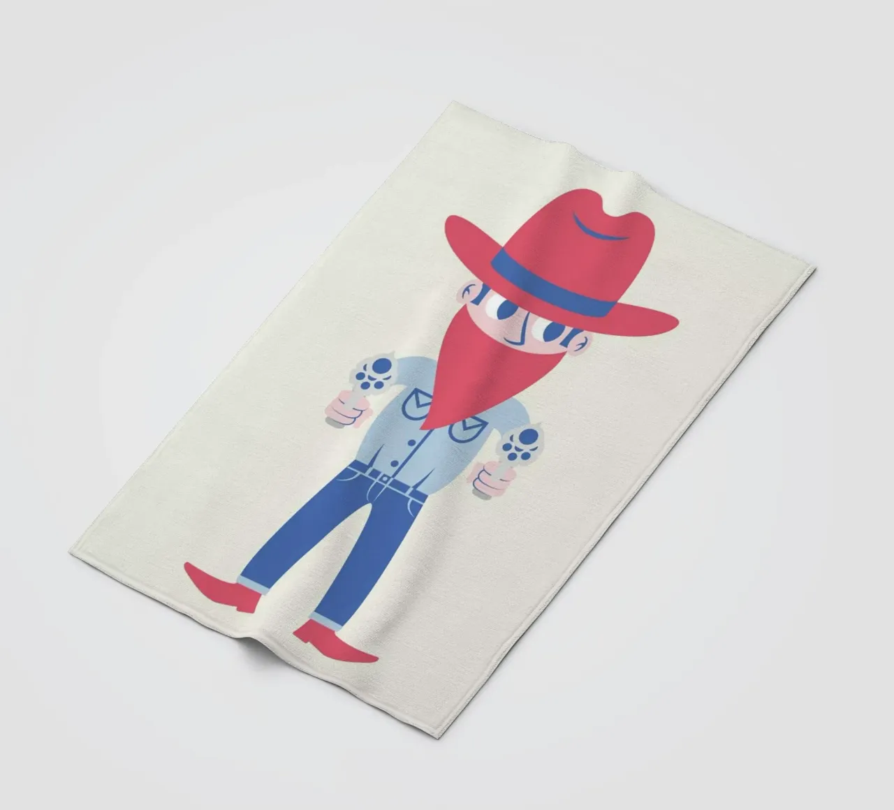 Cowboy coperta in pile da The Poster Kid