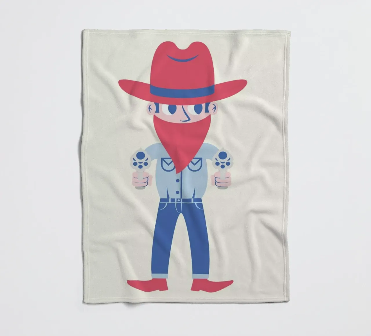 Cowboy coperta in pile da The Poster Kid