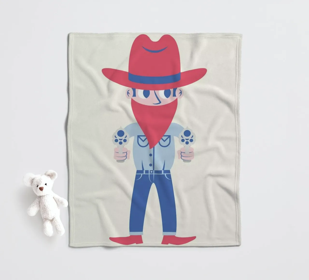 Cowboy coperta in pile da The Poster Kid
