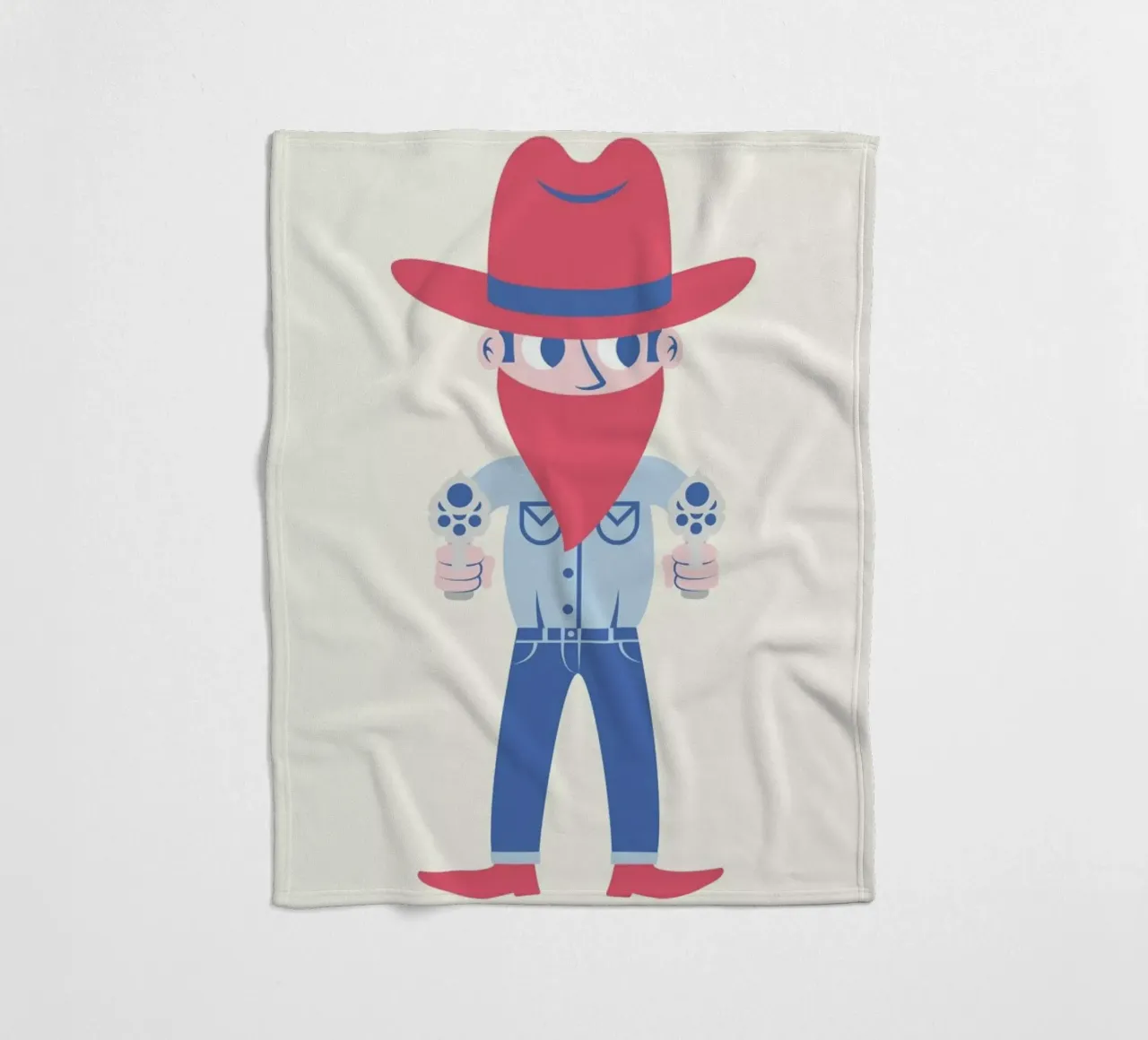 Cowboy coperta in pile da The Poster Kid