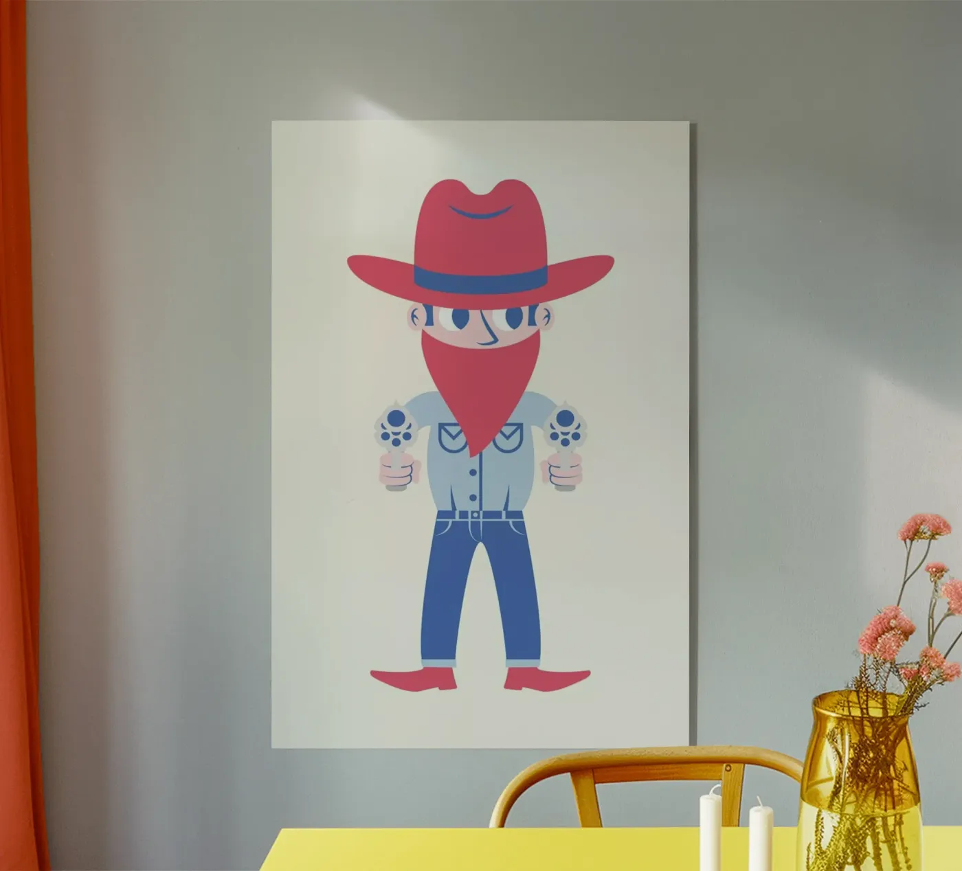 Cowboy plexiglass da The Poster Kid