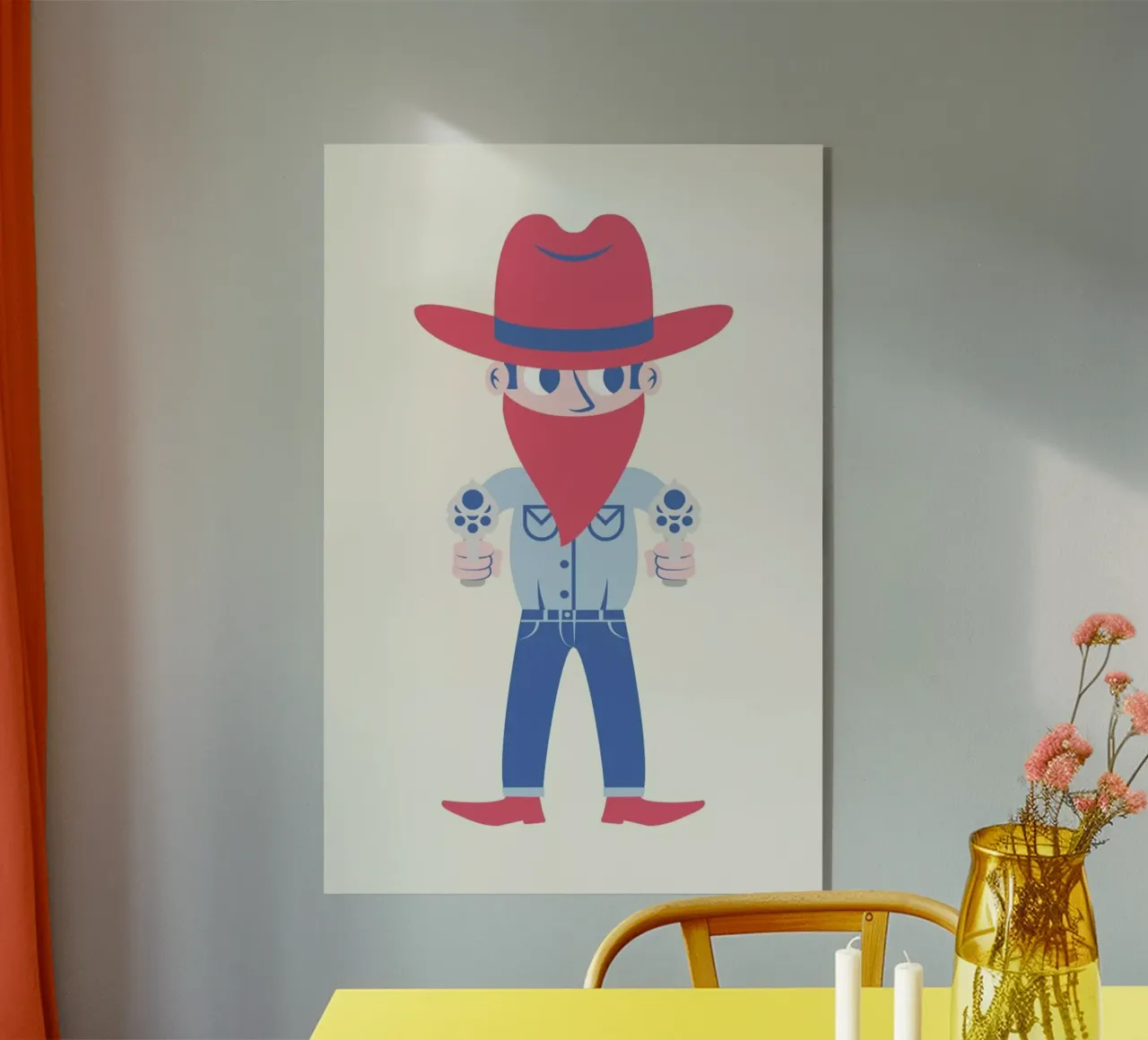 Cowboy plexiglass da The Poster Kid