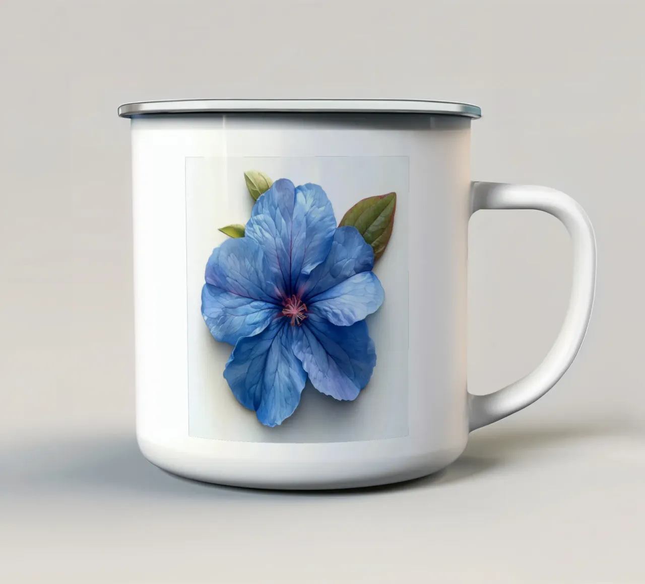 Fiore di lobelia 4 tazza in smalto da Bold Blooms