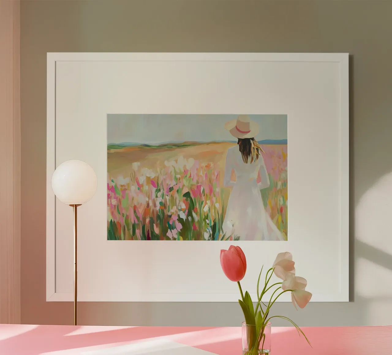 Fiori selvatici Prato Fauvismo Pastello poster da Euphoria Theresa
