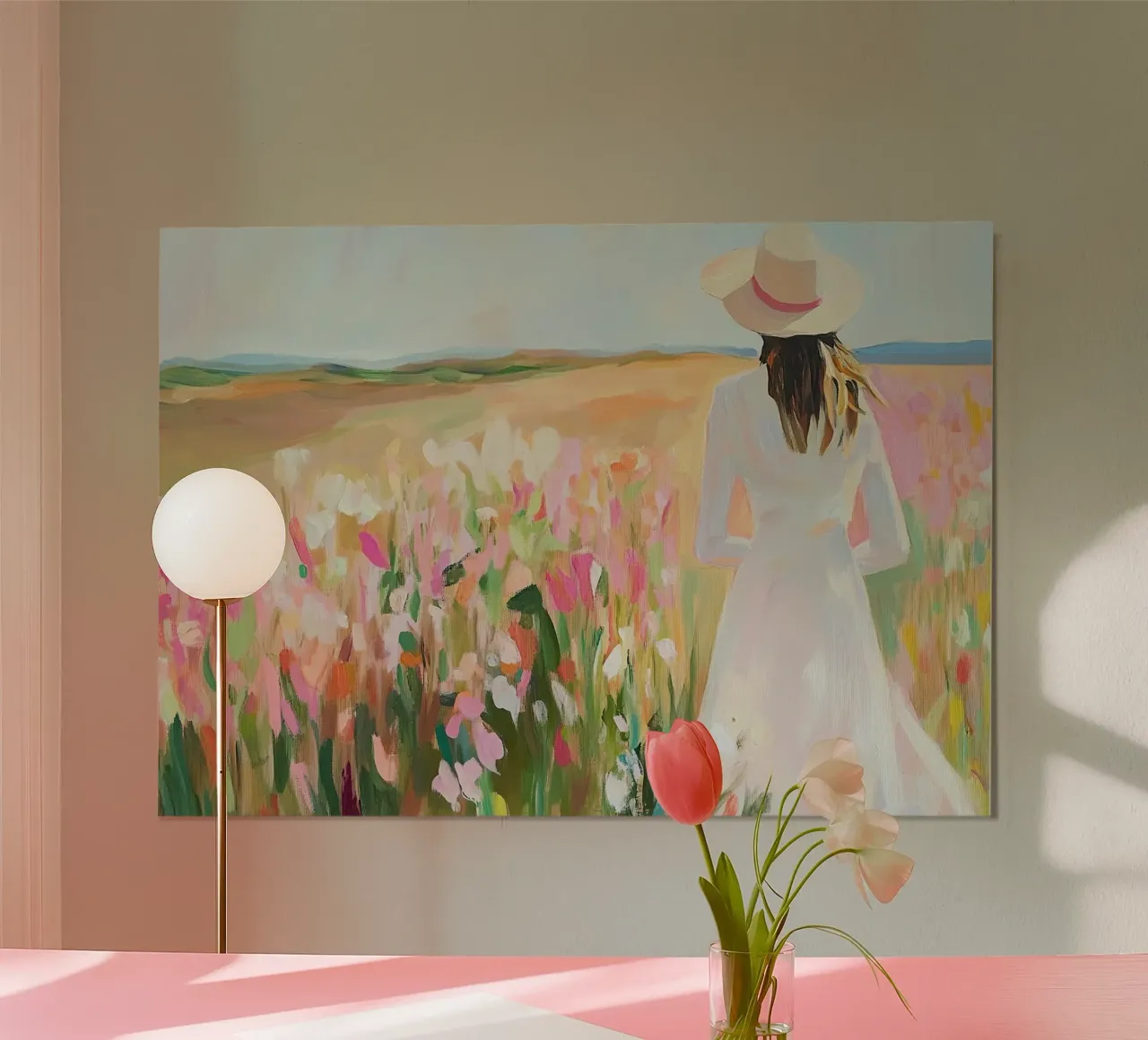 Fiori selvatici Prato Fauvismo Pastello poster da Euphoria Theresa