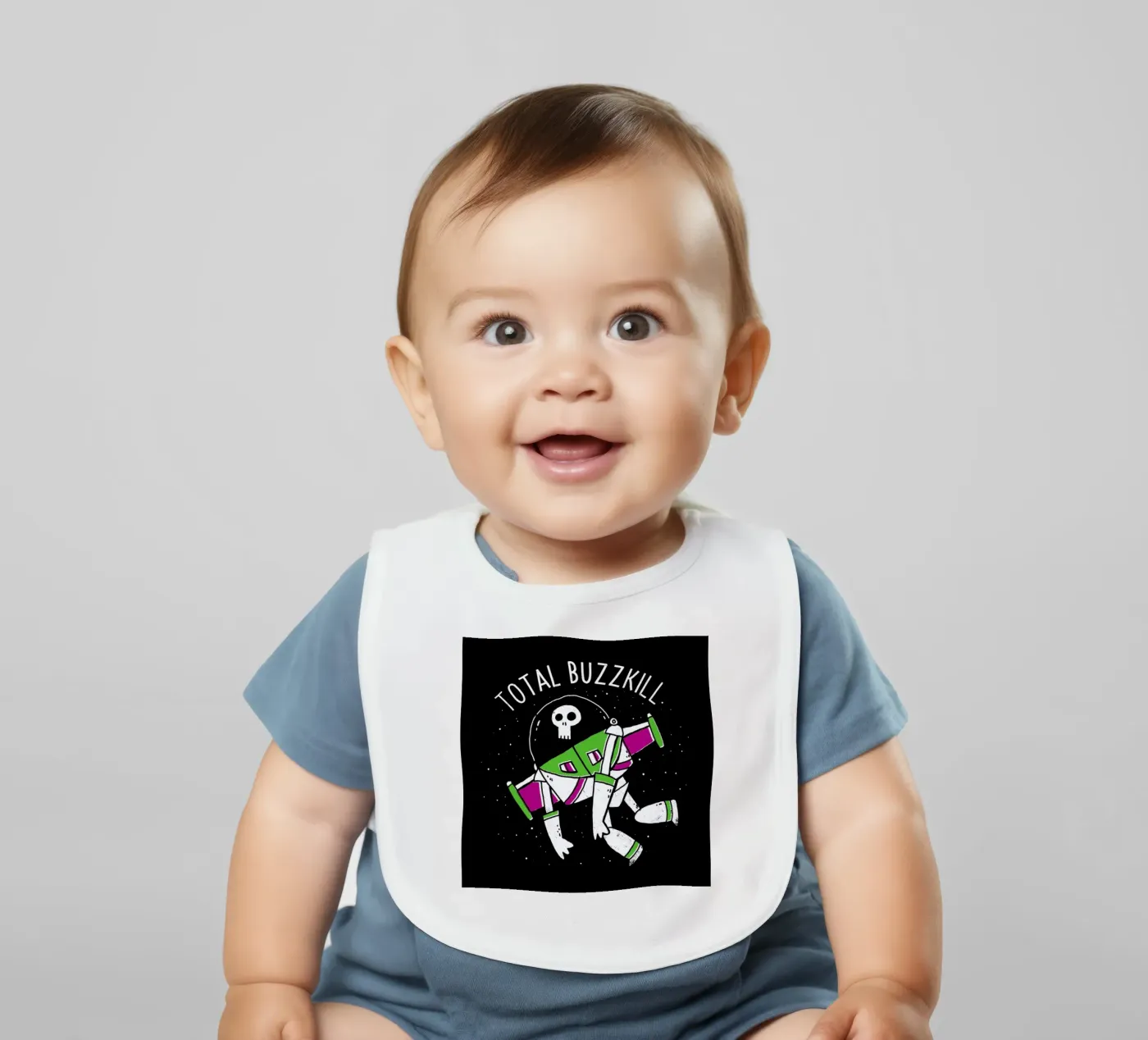 Total Buzzkill baby slabbetje van DinoMike