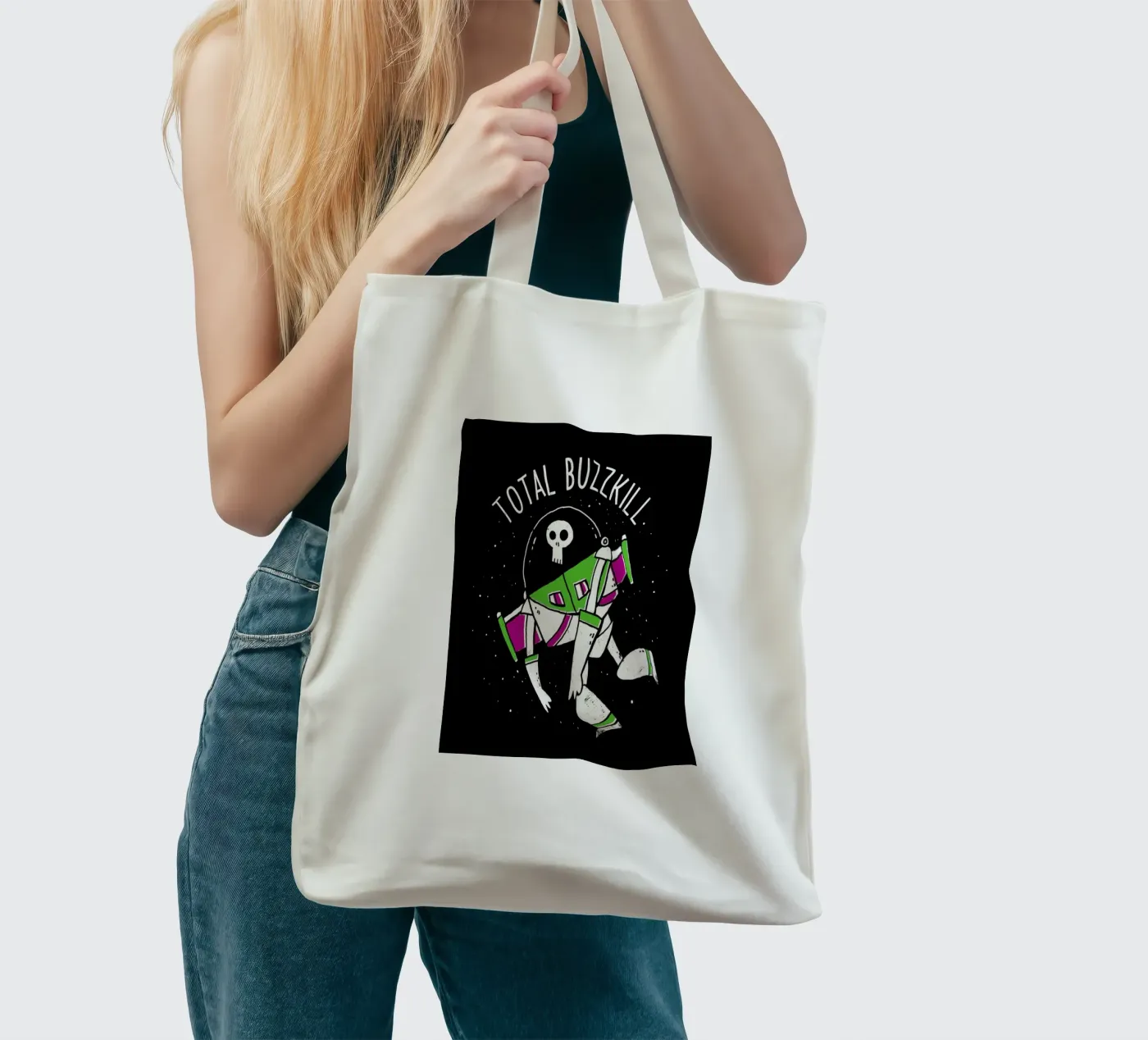 Total Buzzkill tote bag by DinoMike