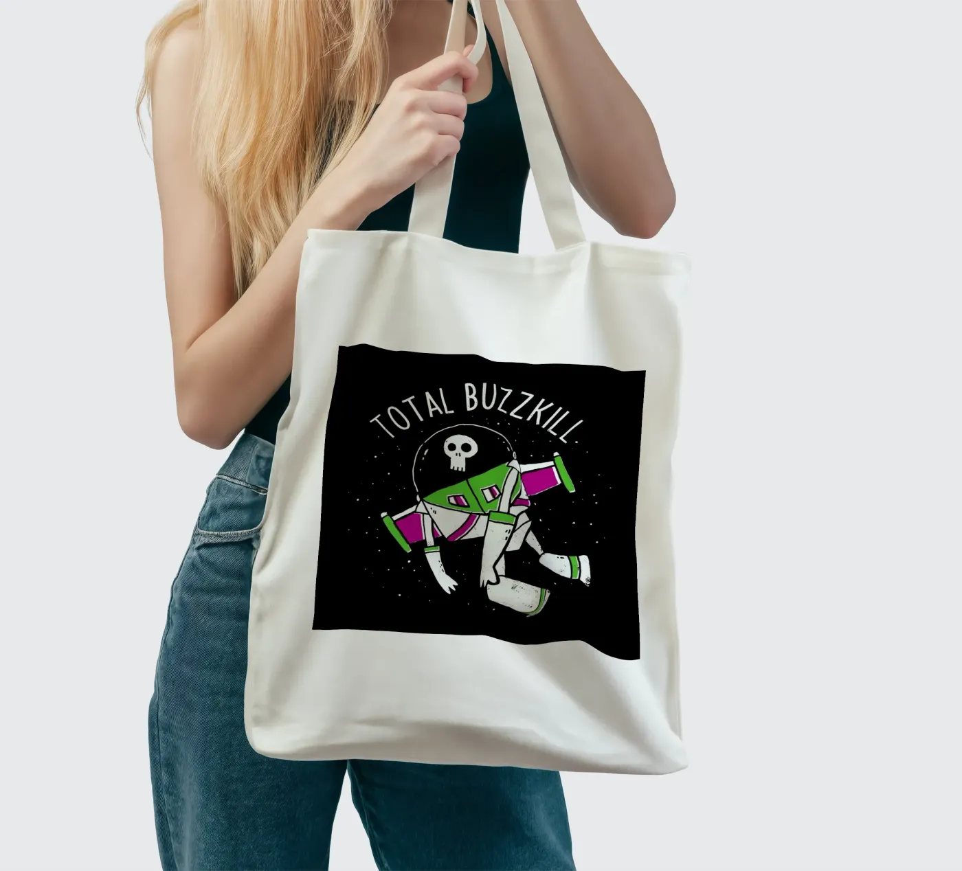 Total Buzzkill tote bag by DinoMike