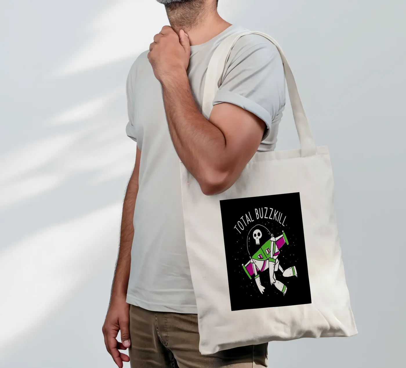 Total Buzzkill tote bag by DinoMike