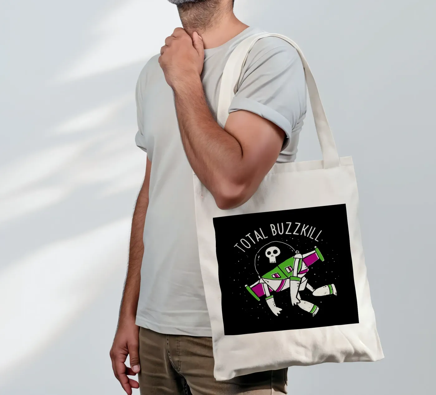 Total Buzzkill tote bag by DinoMike