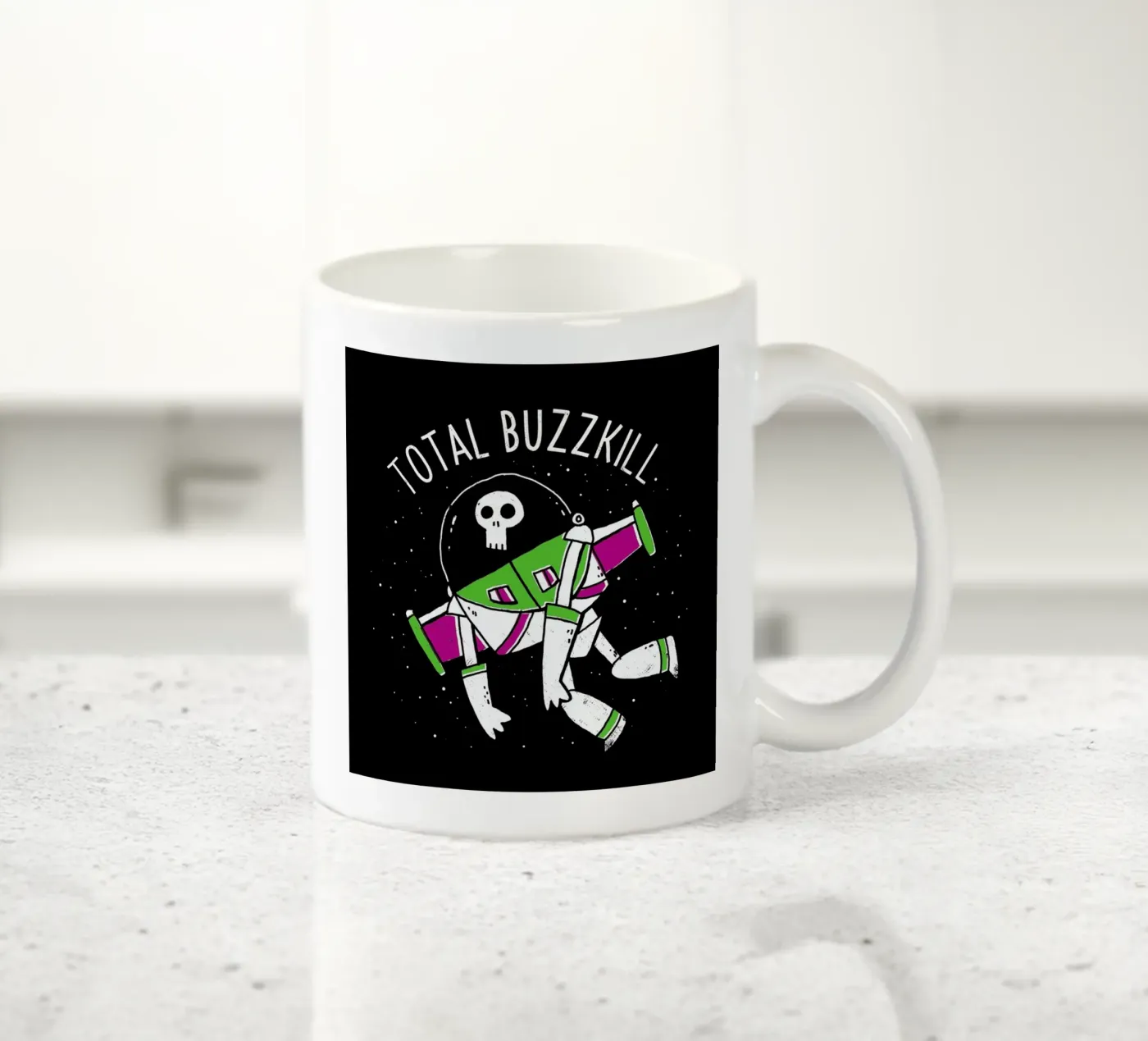 Total Buzzkill ceramic mug by DinoMike