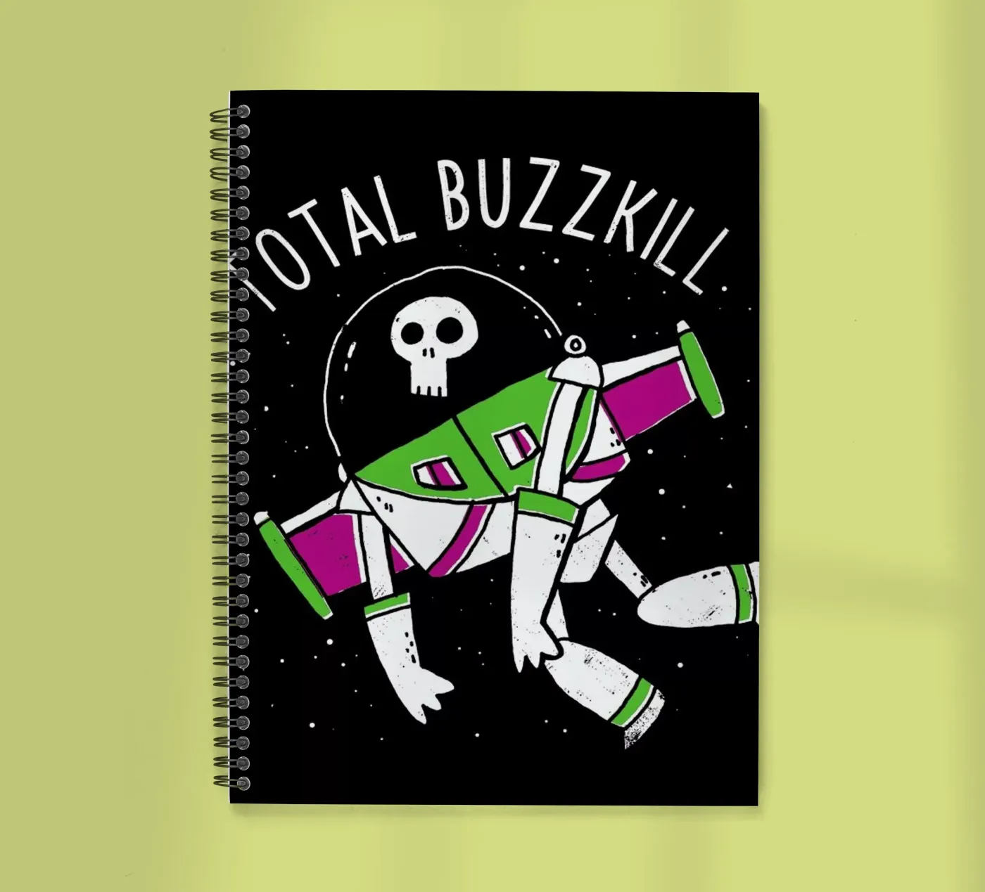 Total Buzzkill spiral notebook by DinoMike