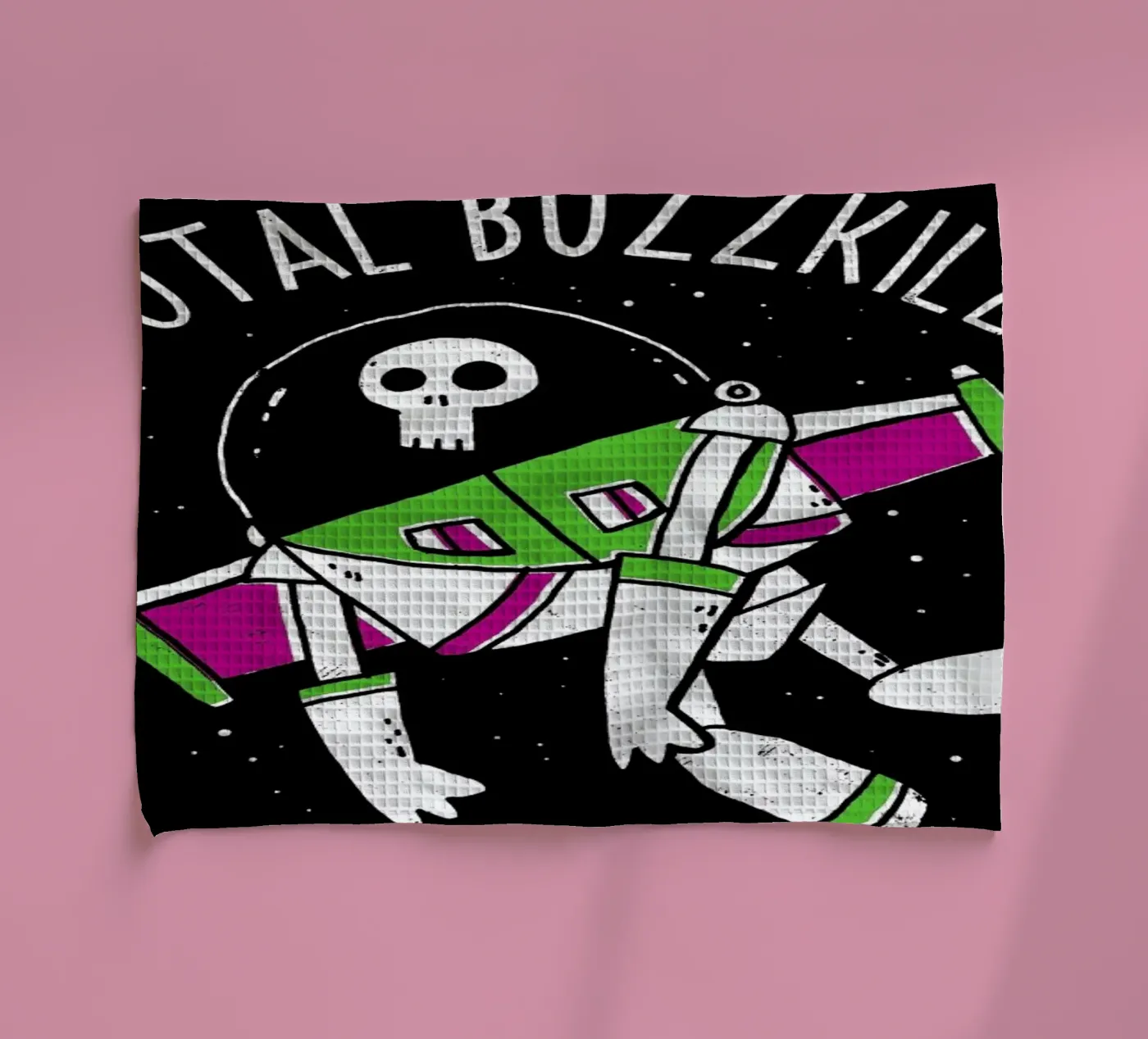 Total Buzzkill tea towel by DinoMike