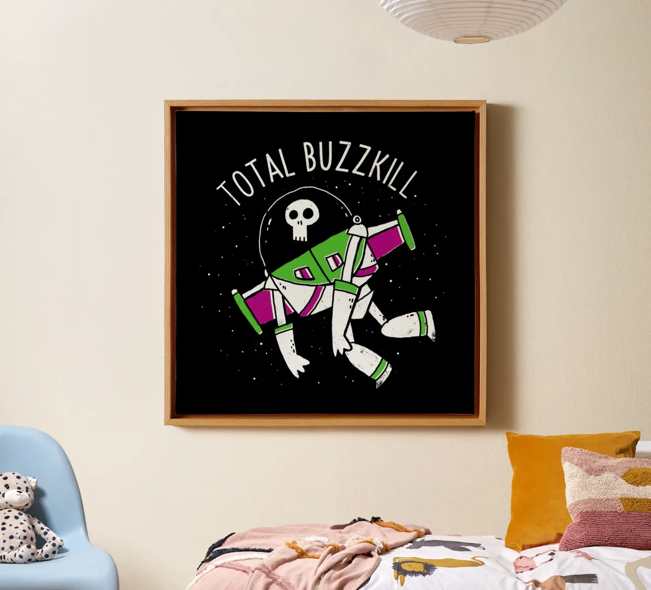 Total Buzzkill canvas with Floater frame by DinoMike